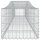 vidaXL Gabionen mit Hochbogen 20 Stk. 400x50x40/60cm Verzinktes Eisen
