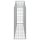 vidaXL Gabionen mit Hochbogen 10 Stk. 200x30x80/100cm Verzinktes Eisen