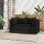 vidaXL Garten-Ecksofas mit Kissen 2 Stk. Schwarz Poly Rattan