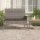 vidaXL Gartenbank 2-Sitzer mit Kissen Grau Poly Rattan