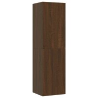 vidaXL TV-Wandschrank Braun Eichen-Optik 30,5x30x110 cm