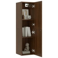 vidaXL TV-Wandschrank Braun Eichen-Optik 30,5x30x110 cm