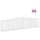 vidaXL Gabionen mit Hochbogen 6 Stk. 400x30x80/100cm Verzinktes Eisen