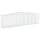 vidaXL Gabionen mit Hochbogen 8 Stk. 400x50x100/120cm Verzinktes Eisen