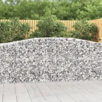 vidaXL Gabionen mit Hochbogen 6 Stk. 400x50x100/120cm...