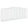 vidaXL Gabionen mit Hochbogen 4 Stk. 400x50x140/160cm Verzinktes Eisen
