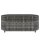 vidaXL 4-tlg. Garten-Lounge-Set mit Kissen Grau Poly Rattan