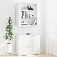 vidaXL Highboard Wei&szlig; Holzwerkstoff