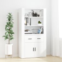 vidaXL Highboard Weiß Holzwerkstoff