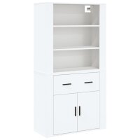 vidaXL Highboard Weiß Holzwerkstoff