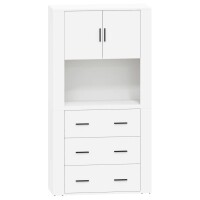 vidaXL Highboard Weiß Holzwerkstoff