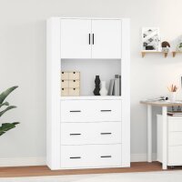 vidaXL Highboard Weiß Holzwerkstoff