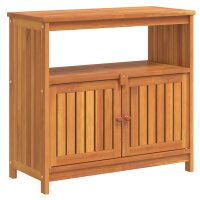 vidaXL Garten-Konsolentisch 80x35x75 cm Massivholz Akazie