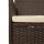 vidaXL 4-tlg. Garten-Lounge-Set mit Kissen Braun Poly Rattan