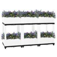 vidaXL Hochbeet 120x40x71 cm Polypropylen