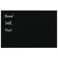 vidaXL Magnettafel Wandmontage Schwarz 60x40 cm  Hartglas