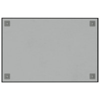 vidaXL Magnettafel Wandmontage Schwarz 60x40 cm  Hartglas