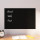 vidaXL Magnettafel Wandmontage Schwarz 60x40 cm  Hartglas
