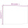vidaXL Magnettafel Wandmontage Schwarz 60x40 cm  Hartglas