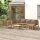 vidaXL 7-tlg. Garten-Lounge-Set mit Taupe Kissen Bambus