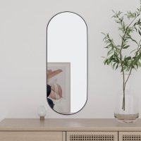 vidaXL Wandspiegel 20x50 cm Glas Oval
