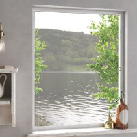 vidaXL Insektenschutz für Fenster Weiß 100x120 cm