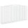 vidaXL Gabionen mit Hochbogen 2 Stk. 400x50x200/220cm Verzinktes Eisen