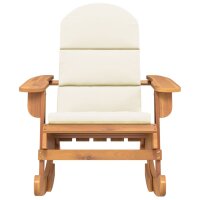 vidaXL Adirondack-Schaukelstuhl mit Kissen Massivholz Akazie
