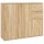 vidaXL Sideboard Sonoma-Eiche 91x29,5x75 cm Holzwerkstoff