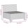 vidaXL 7-tlg. Garten-Lounge-Set mit Kissen Grau Poly Rattan