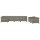 vidaXL 7-tlg. Garten-Lounge-Set mit Kissen Grau Poly Rattan
