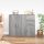 vidaXL Sideboard Grau Sonoma 91x29,5x75 cm Holzwerkstoff