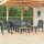 vidaXL 6-tlg. Garten-Lounge-Set Schwarz und Grau Poly Rattan