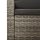 vidaXL 7-tlg. Garten-Lounge-Set mit Kissen Grau Poly Rattan