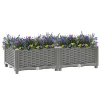 vidaXL Hochbeet 80x40x23 cm Polypropylen