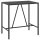 vidaXL 5-tlg. Gartenbar-Set Schwarz Poly Rattan & Massivholz Akazie