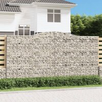 vidaXL Gabionen mit Hochbogen 5 Stk. 400x50x200/220cm...