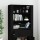 vidaXL Highboard Schwarz Holzwerkstoff