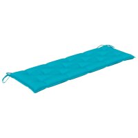 vidaXL Gartenbank-Auflage Türkis 150x50x7 cm Oxford-Gewebe