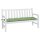 vidaXL Gartenbank-Auflage Blattmuster 150x50x7 cm Oxford-Gewebe