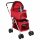 vidaXL Hundewagen f&uuml;r 2 Hunde Faltbar Rot 83x48x97 cm Oxford-Gewebe