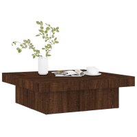 vidaXL Couchtisch Braun Eichen-Optik 90x90x28 cm Holzwerkstoff