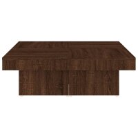 vidaXL Couchtisch Braun Eichen-Optik 90x90x28 cm Holzwerkstoff