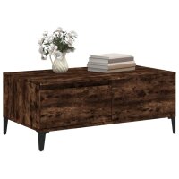 vidaXL Couchtisch R&auml;uchereiche 90x50x36,5 cm Holzwerkstoff