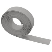 vidaXL Rasenkanten 5 Stk. Grau 10 m 15 cm Polyethylen