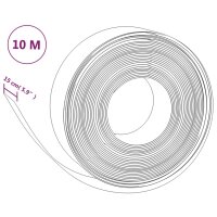 vidaXL Rasenkanten 5 Stk. Grau 10 m 15 cm Polyethylen