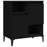 vidaXL Sideboard Schwarz 60x35x70 cm Holzwerkstoff