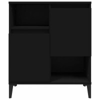 vidaXL Sideboard Schwarz 60x35x70 cm Holzwerkstoff