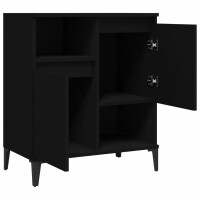 vidaXL Sideboard Schwarz 60x35x70 cm Holzwerkstoff