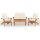 vidaXL 4-tlg. Garten-Lounge-Set Adirondack Massivholz Akazie